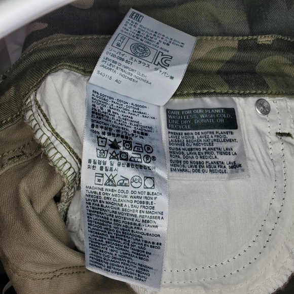 LEVI'S camo skinny Jeans - Picture 11 of 16